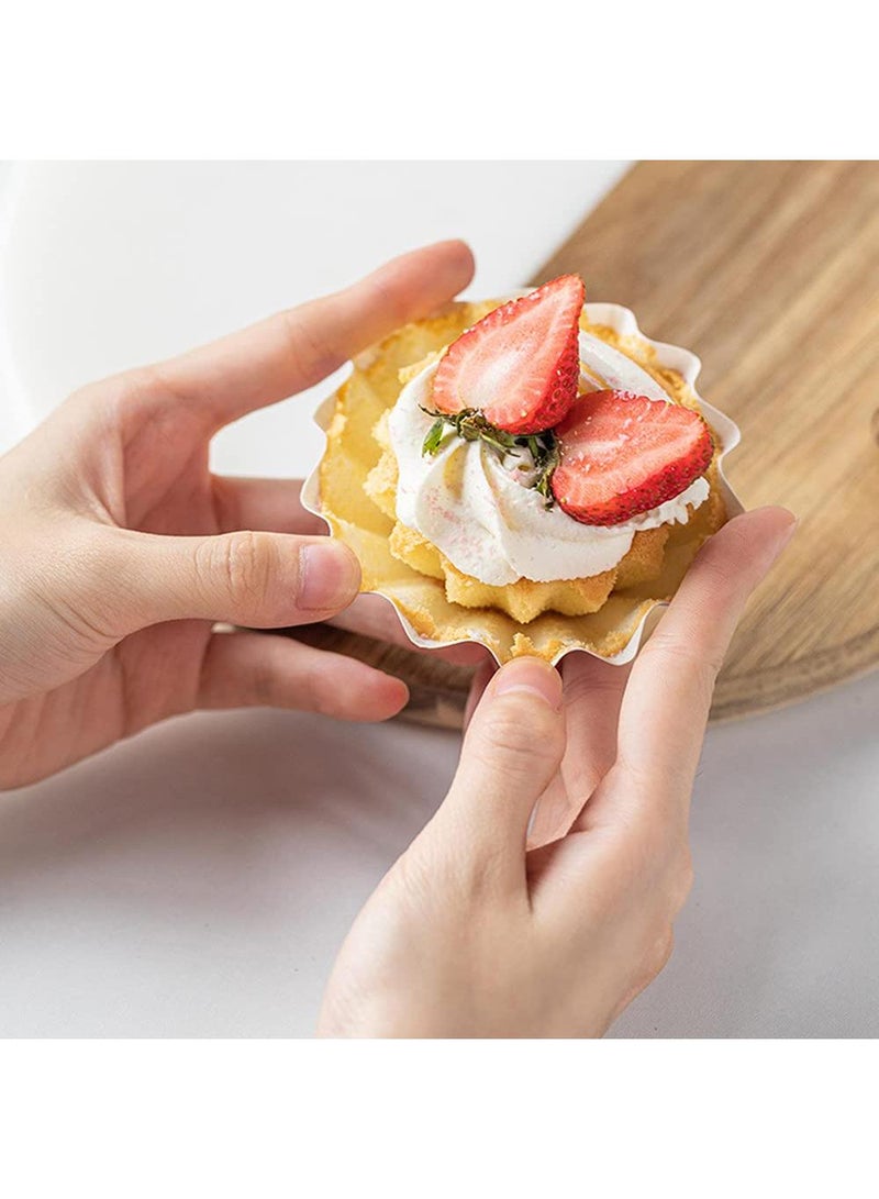 Sweet seven Baking Cups for Cupcakes & Muffins - Greaseproof Pink Liners for Parties, Weddings, Baby Showers, Birthdays - Pack of 100 - Image 3