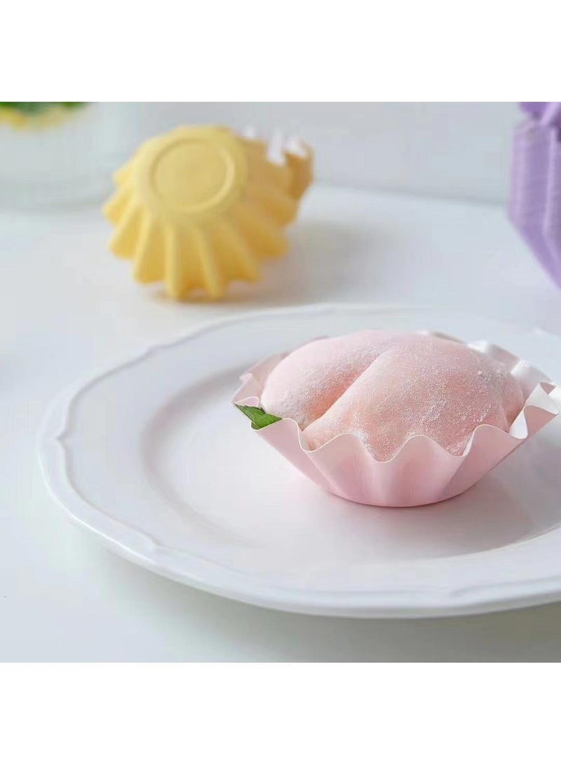 Sweet seven Baking Cups for Cupcakes & Muffins - Greaseproof Pink Liners for Parties, Weddings, Baby Showers, Birthdays - Pack of 100 - Image 5