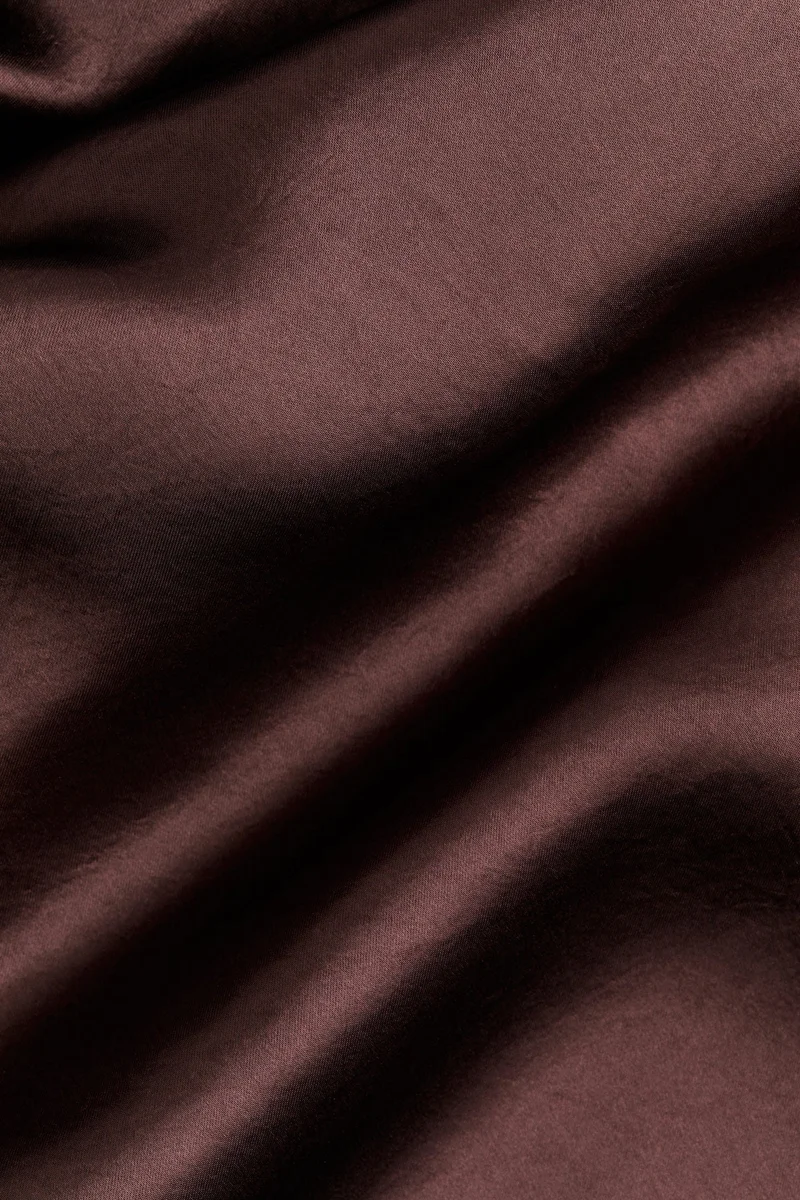 H&M Cowl-neck satin top