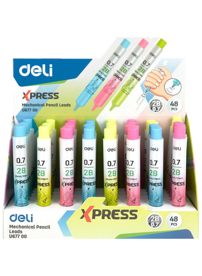 Deli Mechanical Pencil Lead 2B 