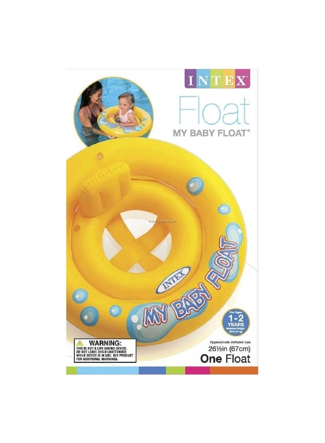 INTEX My Baby Float Yellow and Blue 67 cm 59574 - Image 3