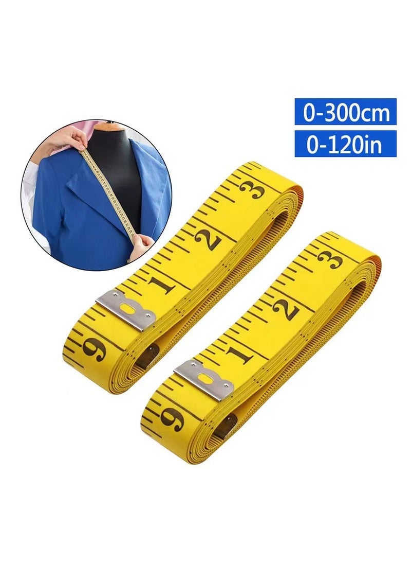 Salux Double Scale Tailor Tape Yellow/Black 3meter  - Image 1