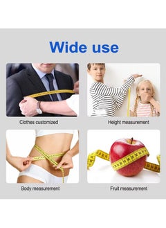 Salux Double Scale Tailor Tape Yellow/Black 3meter  - Image 3