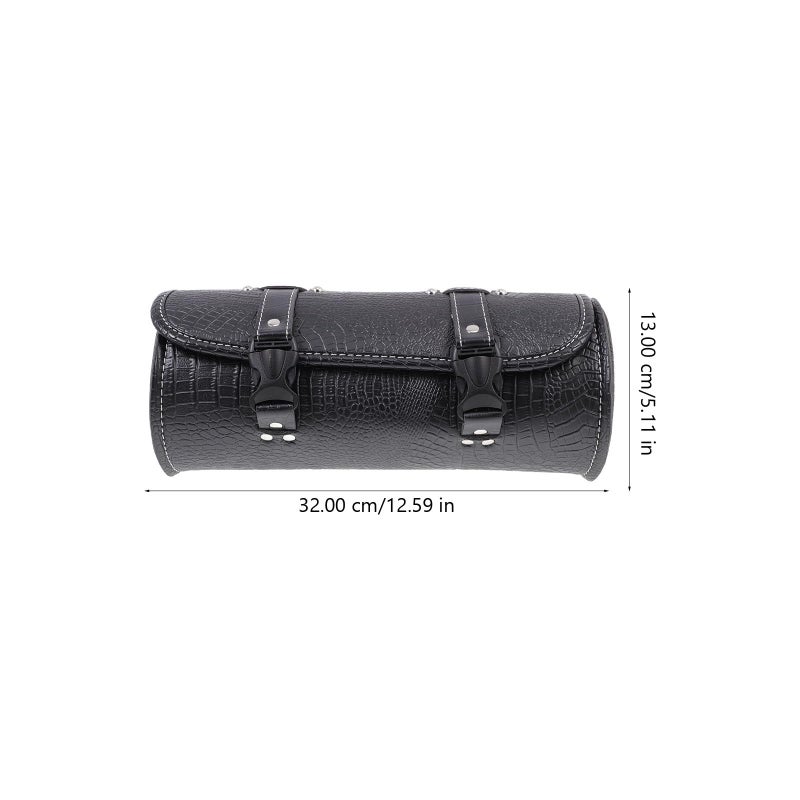Crocodile Texture Motorcycle Tail Storage Bag Front Rear Mount Travel Daily Use - Image 3