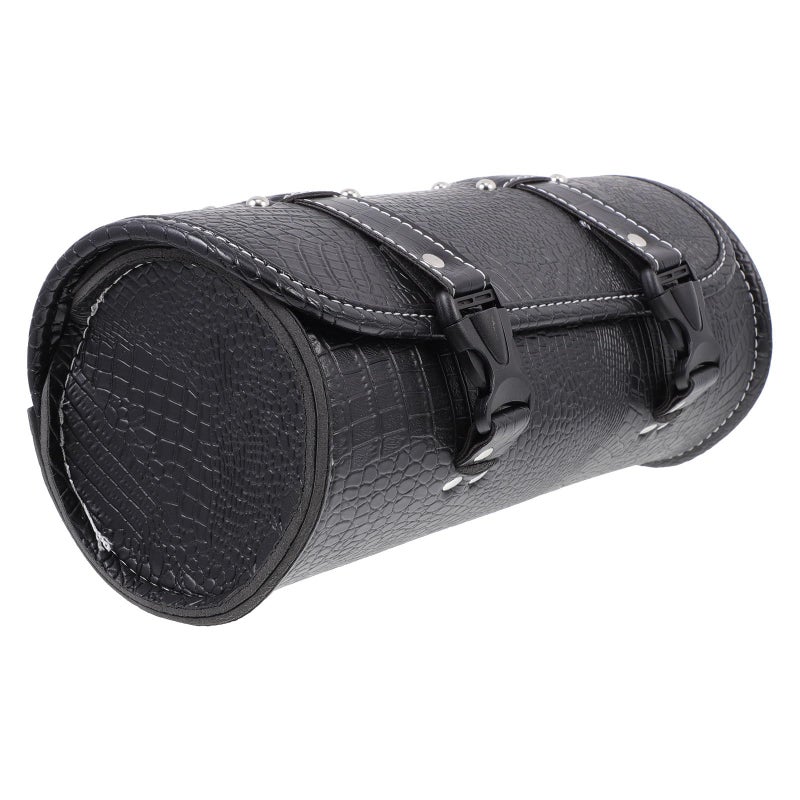 Crocodile Texture Motorcycle Tail Storage Bag Front Rear Mount Travel Daily Use - Image 2