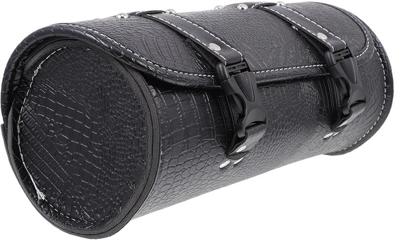 Crocodile Texture Motorcycle Tail Storage Bag Front Rear Mount Travel Daily Use - Image 1