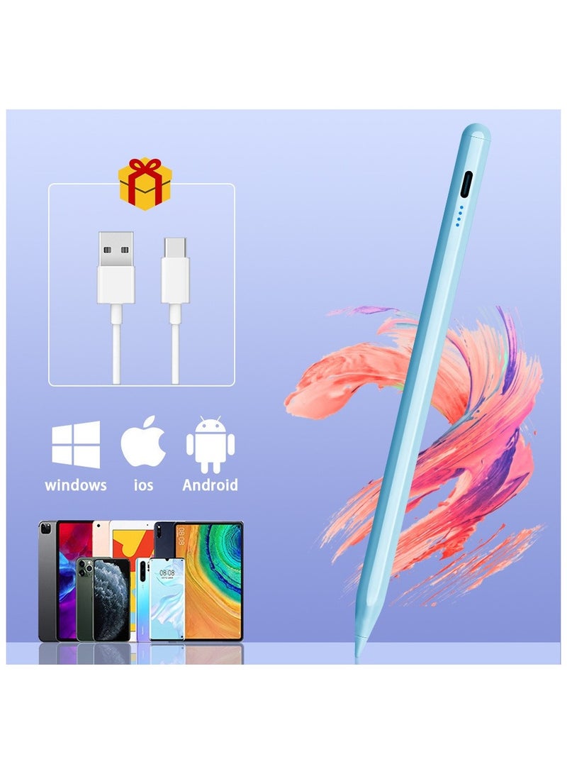 Universal Active Stylus Pen Compatible with Huawei/Honor/Samsung/Lenovo/Xiaomi and Other Android Smartphone and Tablet Devices Tablet Pen, blue  - Image 1
