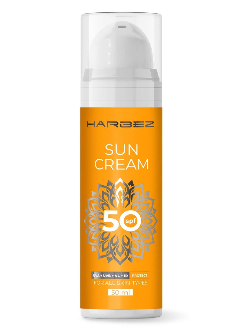 HARBEZ Sunscreen Spf 50, Sunscreen For Face, Sun Cream, Sunscreen Spray, Facial Skin Care Products, Spf Moisturizer Face, Mineral Sunscreen - Image 2