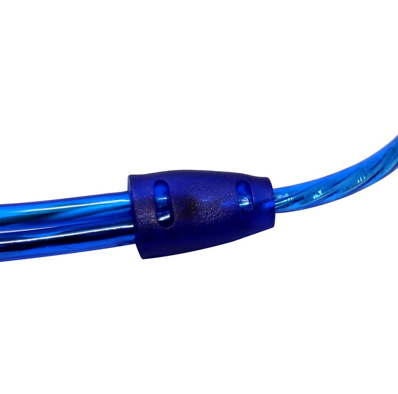 iexcell 2 Pcs 1 Male to 2 Female RCA Speaker Splitter Shielding Cable Adapter, Blue - Image 3