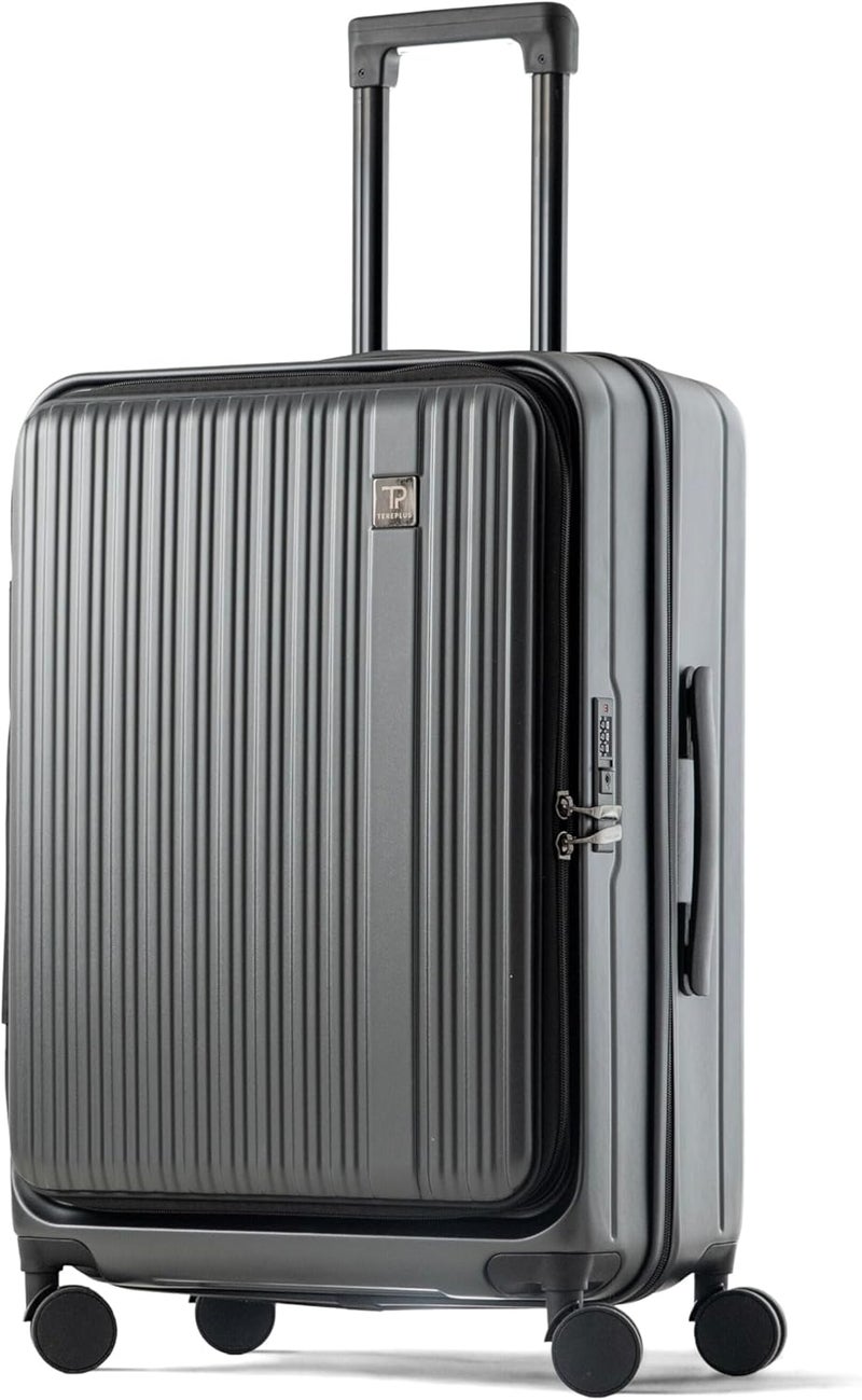 TEREPLUS® 24-inch Check In Travel Suitcase with USB Port & Expandable - Image 1