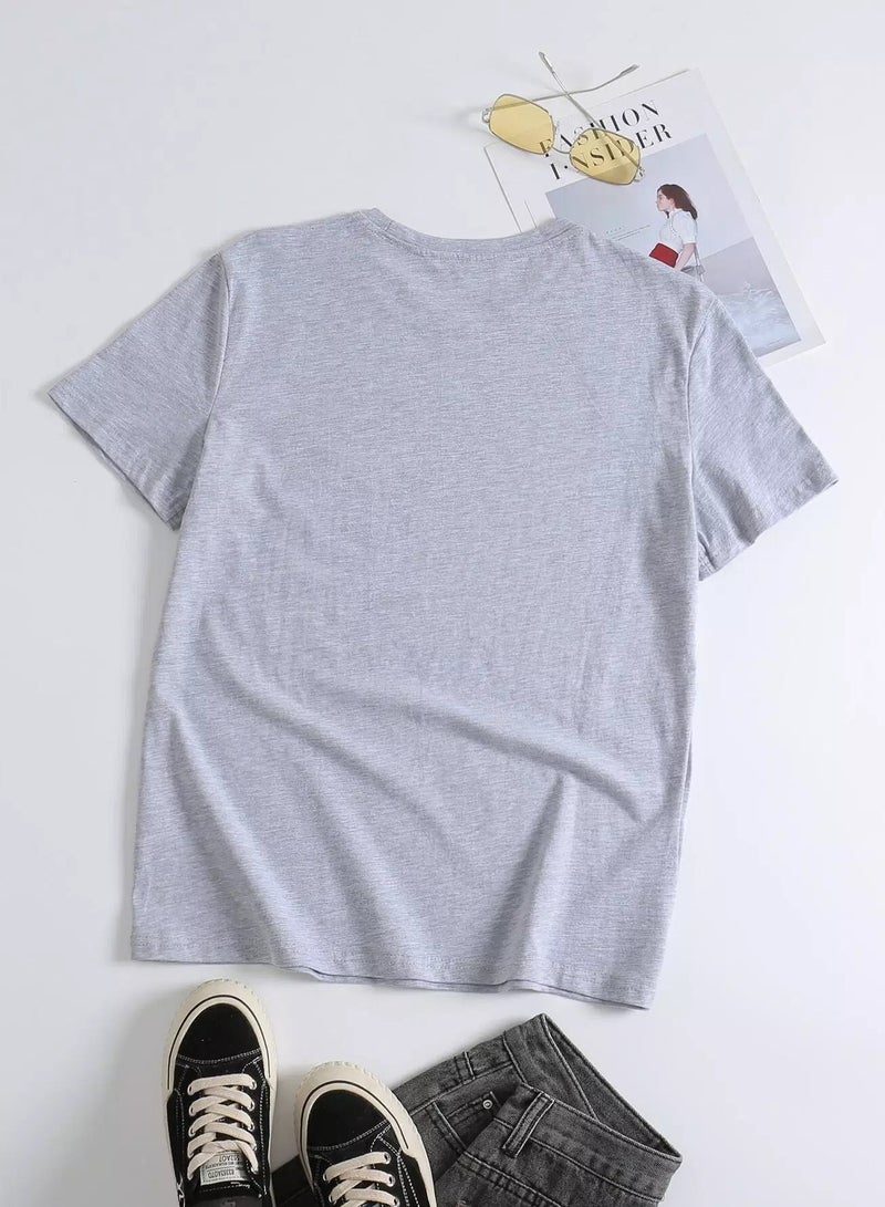 3pcs Solid Short Sleeve Tee  - Image 2