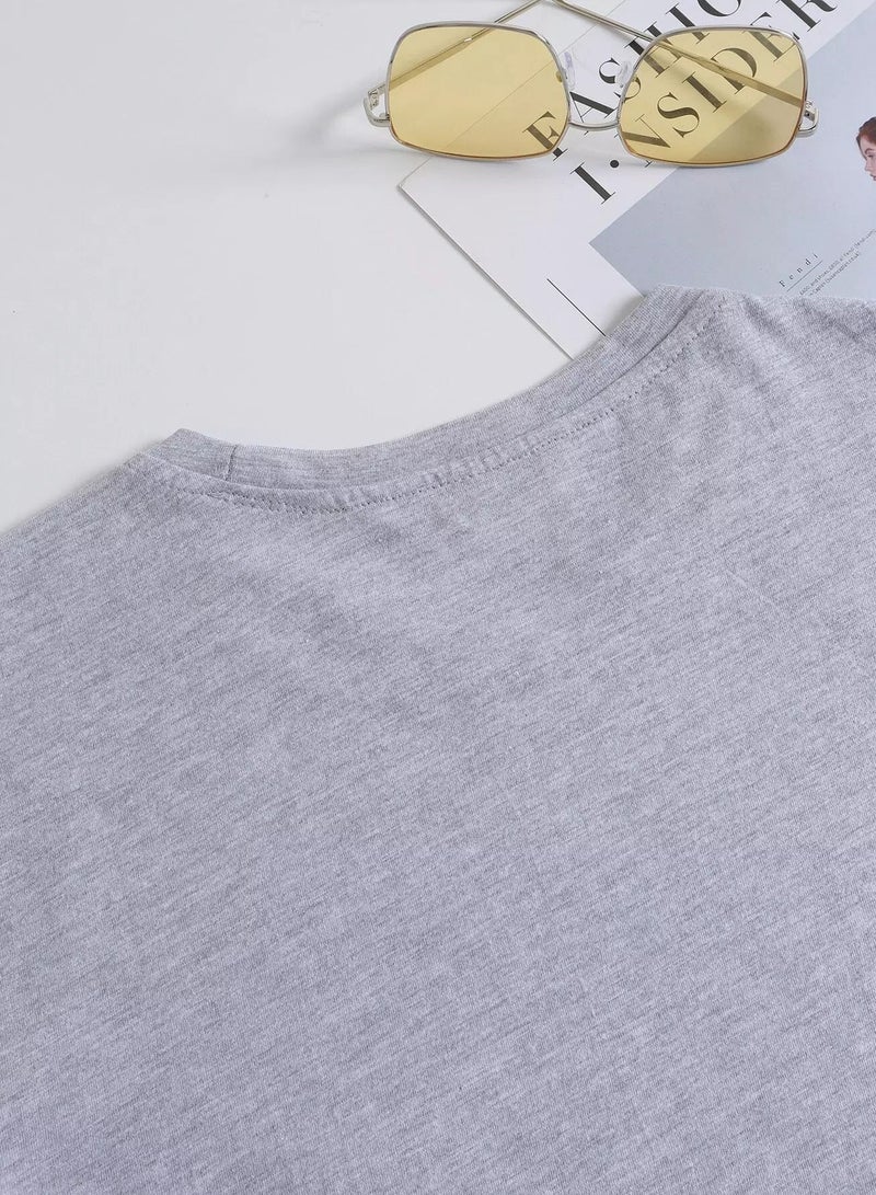 3pcs Solid Short Sleeve Tee  - Image 5
