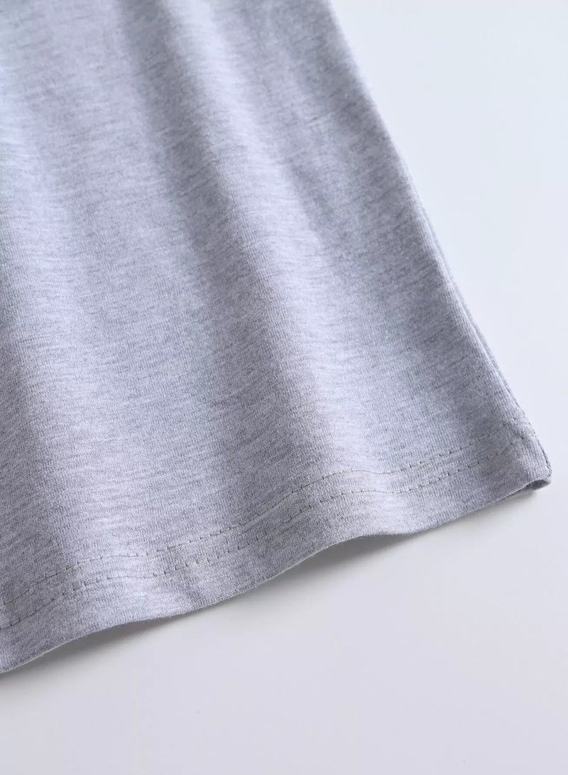 3pcs Solid Short Sleeve Tee  - Image 3