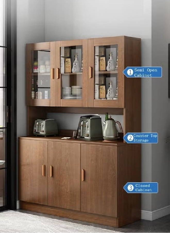 keke SleekSpace Minimalist Living Room Wall Cabinet Wardrobe - Image 3