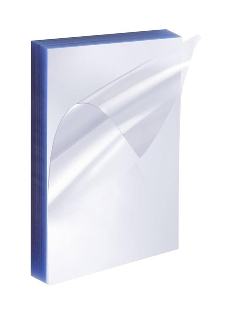 Terabyte Clear Plastic Binding Sheet A4 50Pcs Transparent PVC Clear Plastic Thick Paper 500 Micron Thickness - Image 1