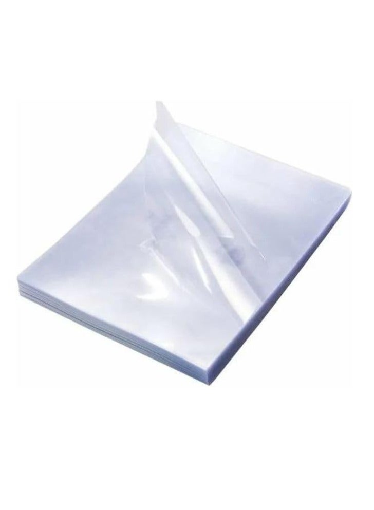 Terabyte Clear Plastic Binding Sheet A4 50Pcs Transparent PVC Clear Plastic Thick Paper 500 Micron Thickness - Image 2
