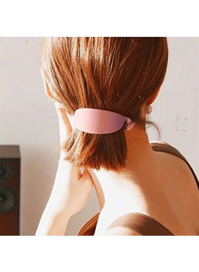 ubrand 4PCS Hair Claw Banana Clips - Nonslip Large Claw Clip for Women and Girls Thin Hair, Strong Hold for Thick Hair - Fashion Accessories for Women Girls - Image 2