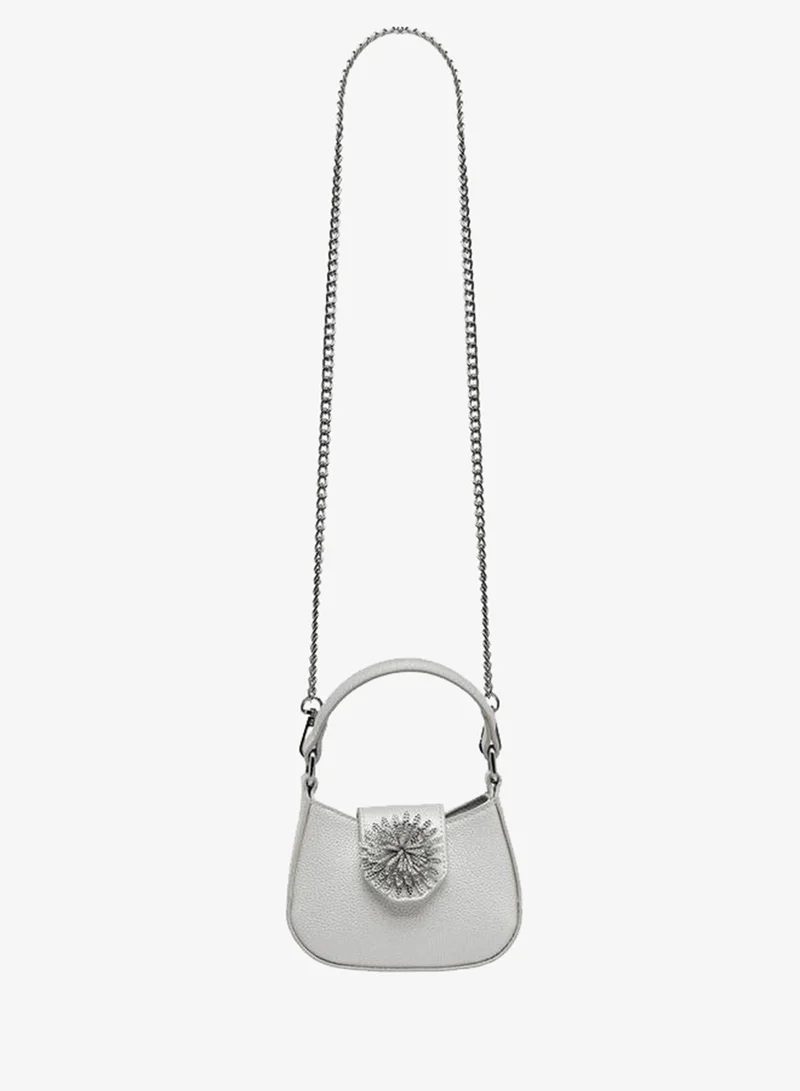 Celeste Embellished Crossbody Bag with Chain Strap Ramadan Collection