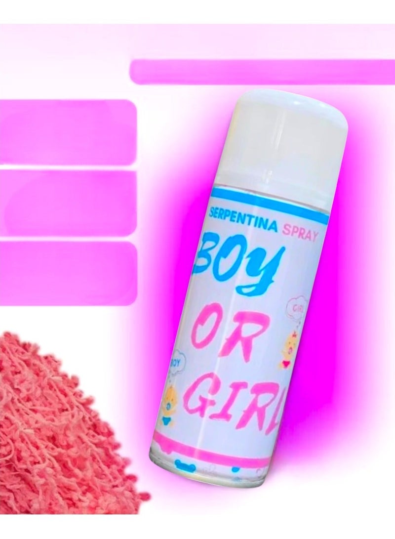 Toy Box Gender Reveal Party Spray Girls-Pink - Image 1