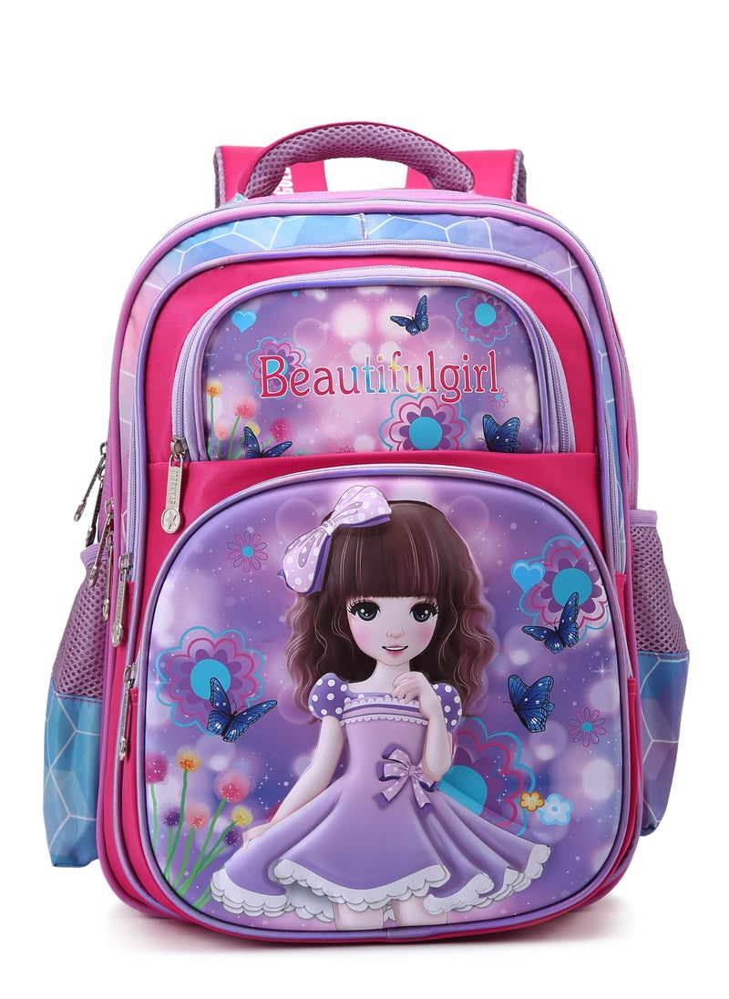 Stargold Baby Backpack For Baby Girls With Adjustable Strap For School 16 Inch - Image 2