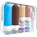 vodvob 16 Pack Travel Bottles Set for Toiletries TSA Approved Travel Containers Leak Proof Silicone Squeezable Travel Accessories 2oz 3oz for Shampoo Conditioner Lotion Body Wash BPA Free Multicolored - Image 2