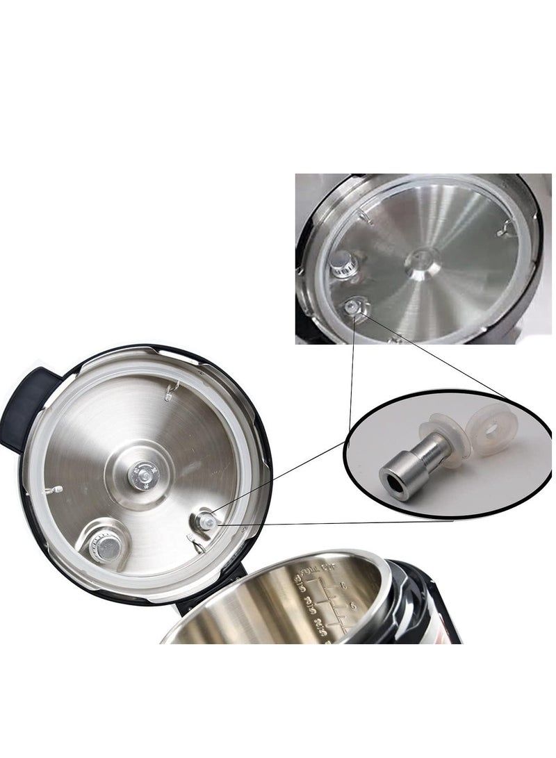MJZ 2 Pcs Universal Replacement Pressure Cooker Floater Valve with 8 Pcs Silicone Sealer Gaskets Electric Pressure Cookers Parts for Pressure Pot - Image 4
