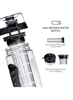 Gonice 960ML Fruit Infuser Juice Shaker Sports Lemon Water Bottle Tour hiking Portable Climbing Camp Bottles  - Image 3