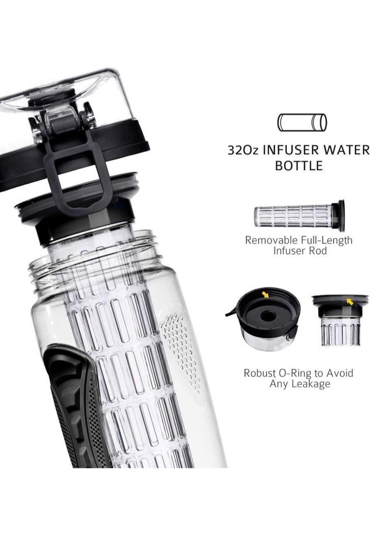 Gonice 960ML Fruit Infuser Juice Shaker Sports Lemon Water Bottle Tour hiking Portable Climbing Camp Bottles  - Image 3