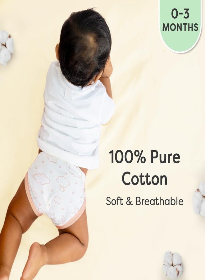 SuperBottoms BASIC 100% Pure Cotton Langot for New Born 0-3 Months - Baby Gift Set for New Born - Pack of 10 - Fits Up To 5 kg - Image 3