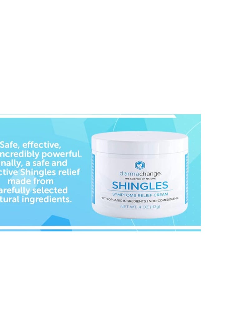 dermachange Natural Shingles Treatment and Relief Cream 4oz - Image 1