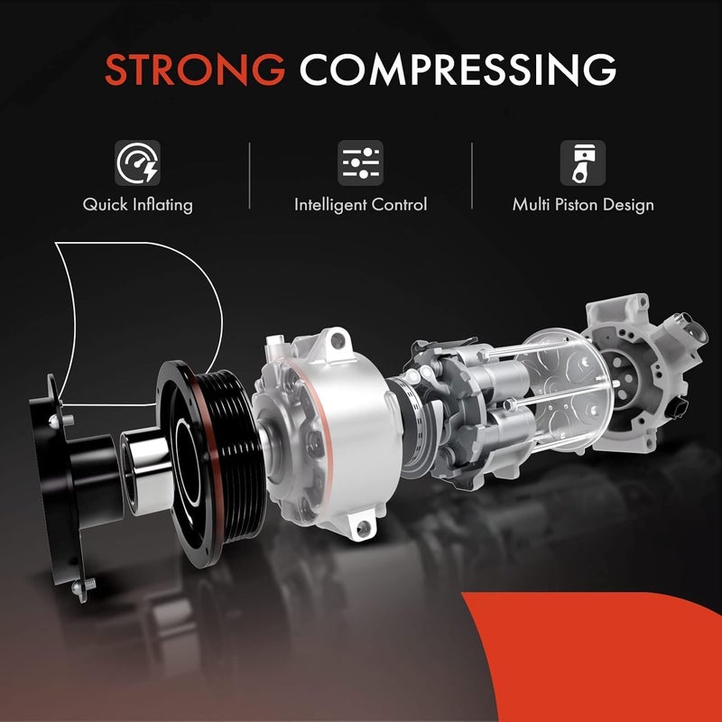 A-Premium Air Conditioner AC Compressor with Clutch for Hyundai Sonata and Kia Optima - Image 4