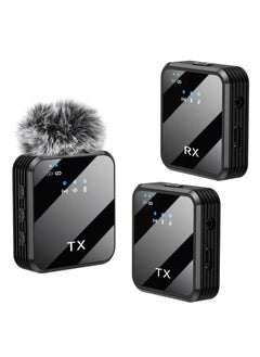 Generic Wireless Lavalier Microphone, TikTok Live Mobile Video Recording 2.4G Noise Reduction Mini Microphone for Live Video, Recording Vlog, Interview, Online Classroom  - Image 1