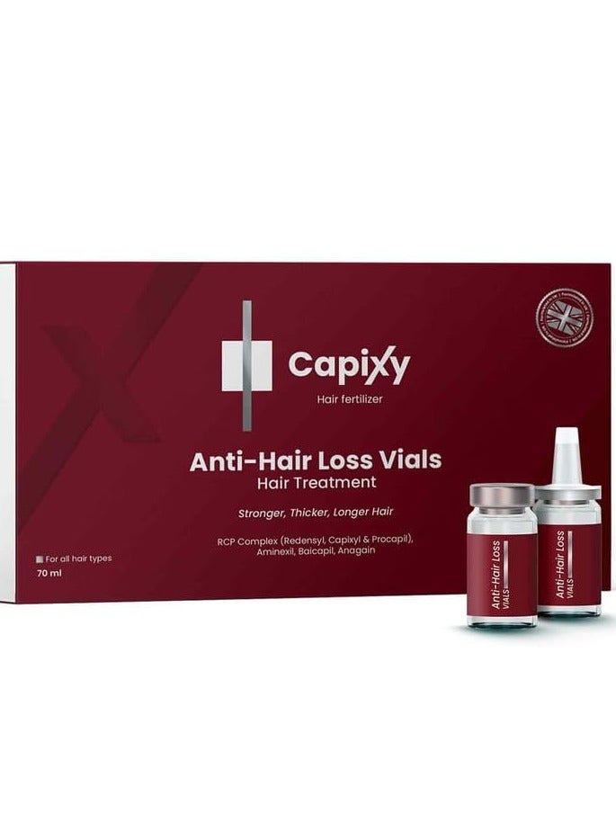 Capixy Anti Hair Loss Vials Hair Treatment 70Ml 