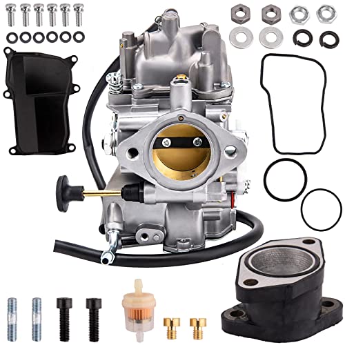 KAKO YFM350 Carburetor for Yamaha Warrior 350 Carburetor, for Yamaha Big Bear 350 Carburetor, Compatible with Yamaha Warrior 350 YFM350 Carburetor 1987-2004, Big Bear 350 YFM350 Carburetor 1987-1998 - Image 1
