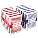 Brybelly 12 Decks of Playing CardsPoker Wide Size 6 Red6 BluePlastic Coated Cards for Poker Blackjack Regular Index - Image 4