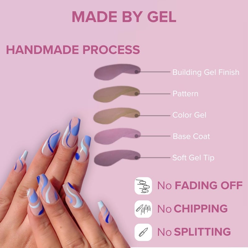 KLOSS BEAUTY KLOSS BEAUTY PressOn Nails Classic Madame Combo Set Eva Mendes Kris Jenner Cherry Red Gloss Artificial Nails Reusable Longlasting with Glue Glossy Finish Set of 66 Universally Sized Fake Nails for Women - Image 5
