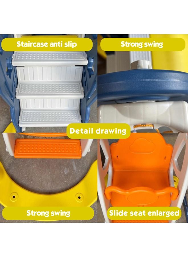 شيانغ يو الأطفال يتأرجحون و ينزلقون يقومون بتركيب ألعاب بلاستيكية داخلية لشرائح الأطفال - Image 3