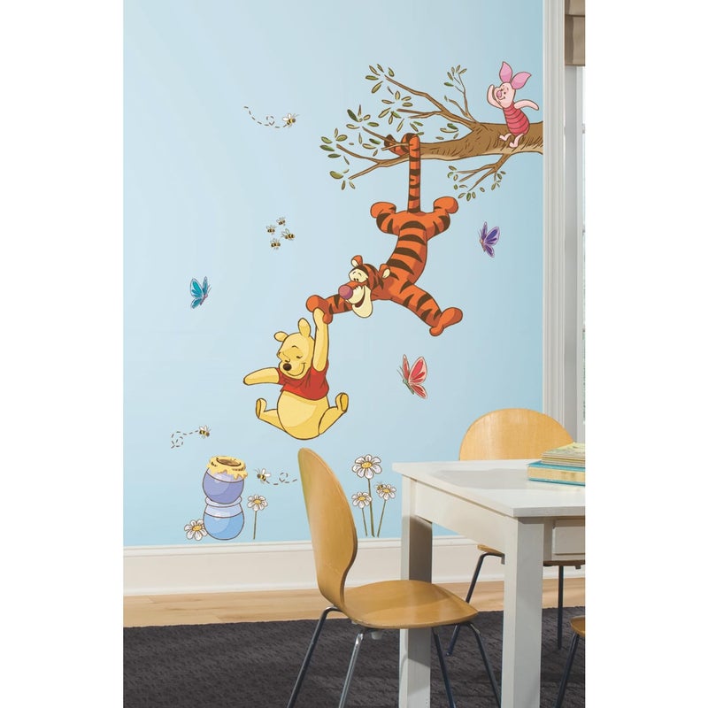 RoomMates Disney Winnie The Pooh Swinging For Honey Giant Peel and Stick Wall Decals , RMK2463GM - Image 2