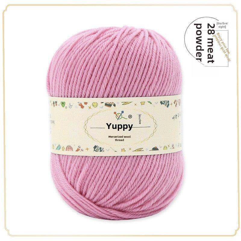 Wool Yarn Bundle DIY Knitting Crochet Scarf Sweater 28 meat powder