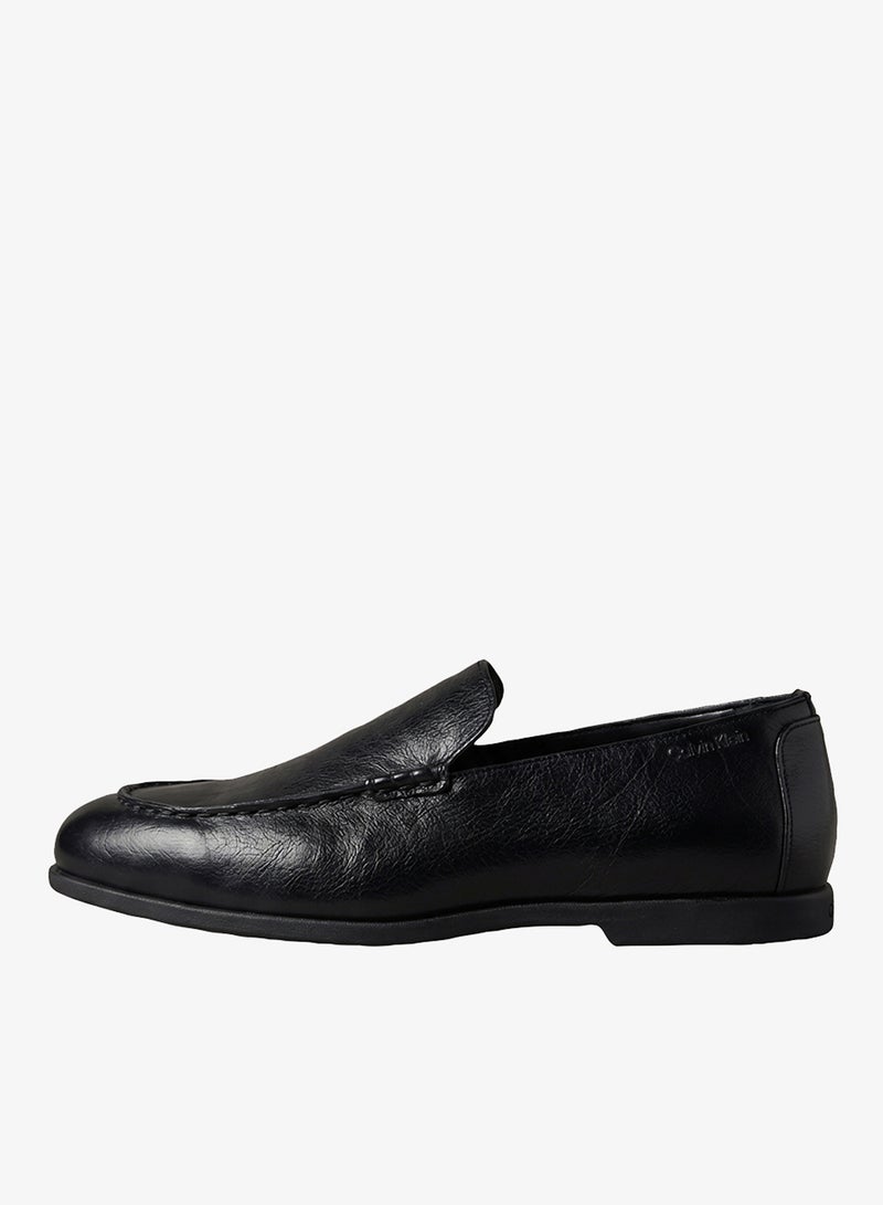 CALVIN KLEIN Low Profile Textured Leather Loafers - Image 2
