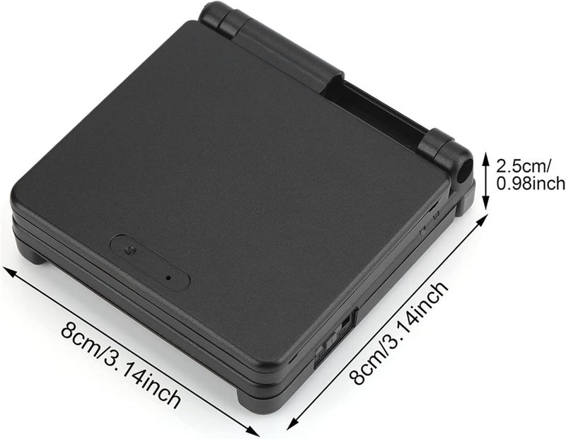 كلاراكو طقم قطع غيار غطاء حماية لجهاز جيم بوي أدفانس GBA SP (أسود) - Image 4