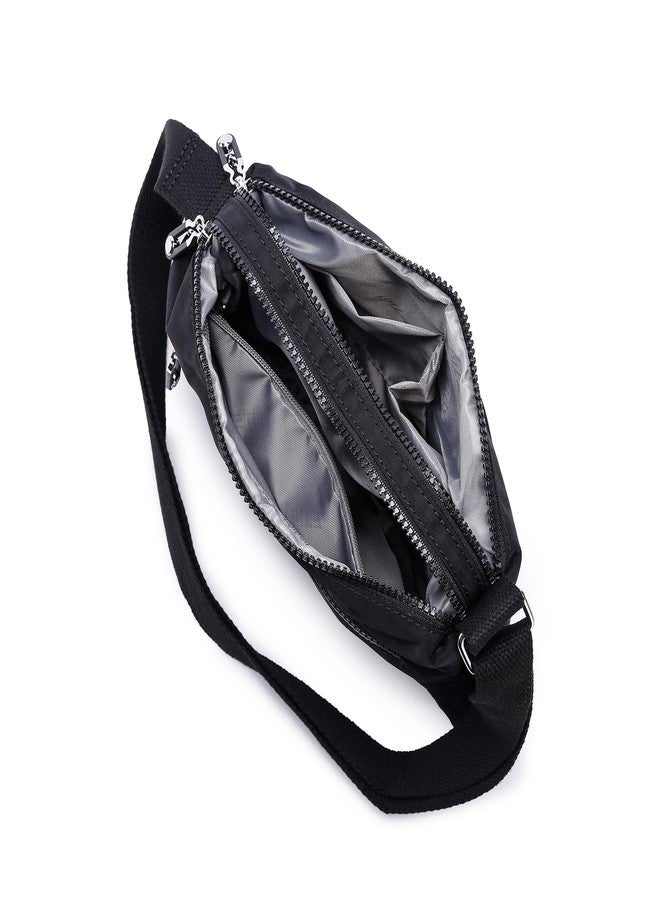 ETidy Crossbody Bag For Women Waterproof Lightweight Casual Shoulder Handbag Purse Bookbag, Black Upgrade - Image 5