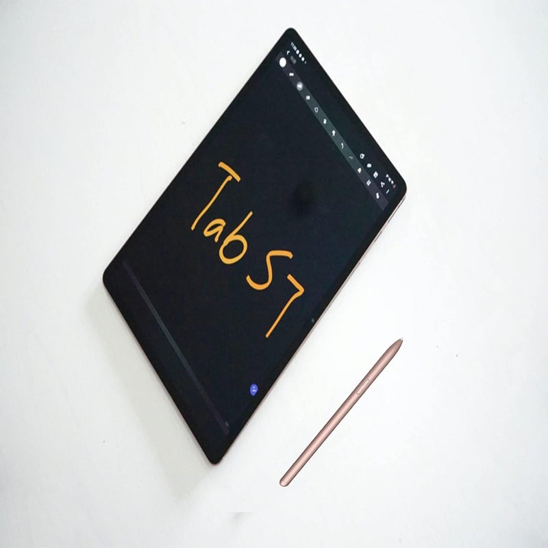كاوشونغ قلم ستايلس بديل لجهاز Galaxy Tab S7 من سامسونج، Tab S7+ Plus، Tab S7 FE، S8، S8+، S8 Ultra مع أطراف/نقاط إضافية (قلم ذهبي) - Image 3