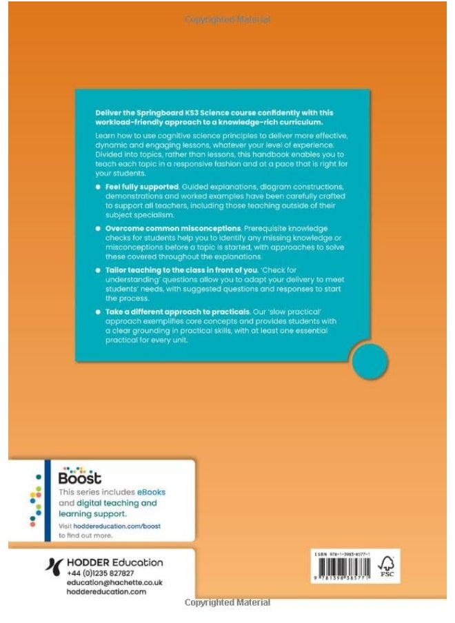 Springboard: KS3 Science Teacher Handbook 1  - Image 2