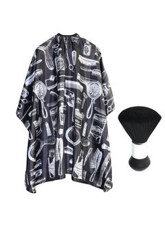 Tongtletech TONGTLETECH Hair Cutting Cape with Neck Duster Brush, Professional Salon Barber Cape, Hairdressing Accessories 