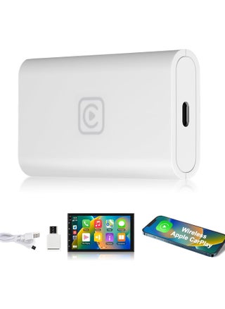 Wireless CarPlay Adapter for Factory Wired CarPlay - Bluetooth Dongle for iPhone, Plug & Play Upgrade for Original Car System, Convert Wired to Wireless with USB/Type-C Sync App Box. - pzsku/Z9FF8839EEED6944ECE6BZ/45/_/1723097253/6c393173-2583-4346-9942-0603a54026e1