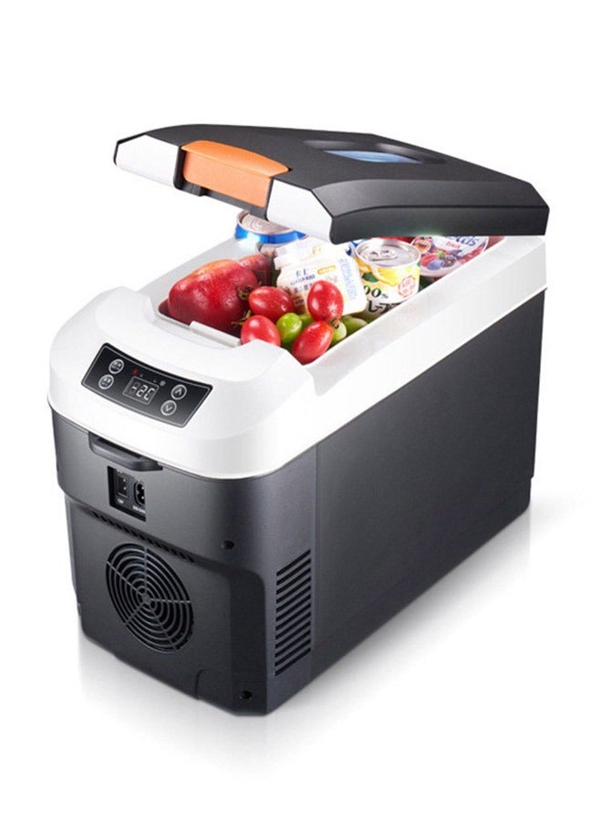 12L Portable Mini Car Refrigerator,Used for Trucks Catering Car and Ship Compact Freezing Small Electric Cooler for Camping/Traveling  - Image 1
