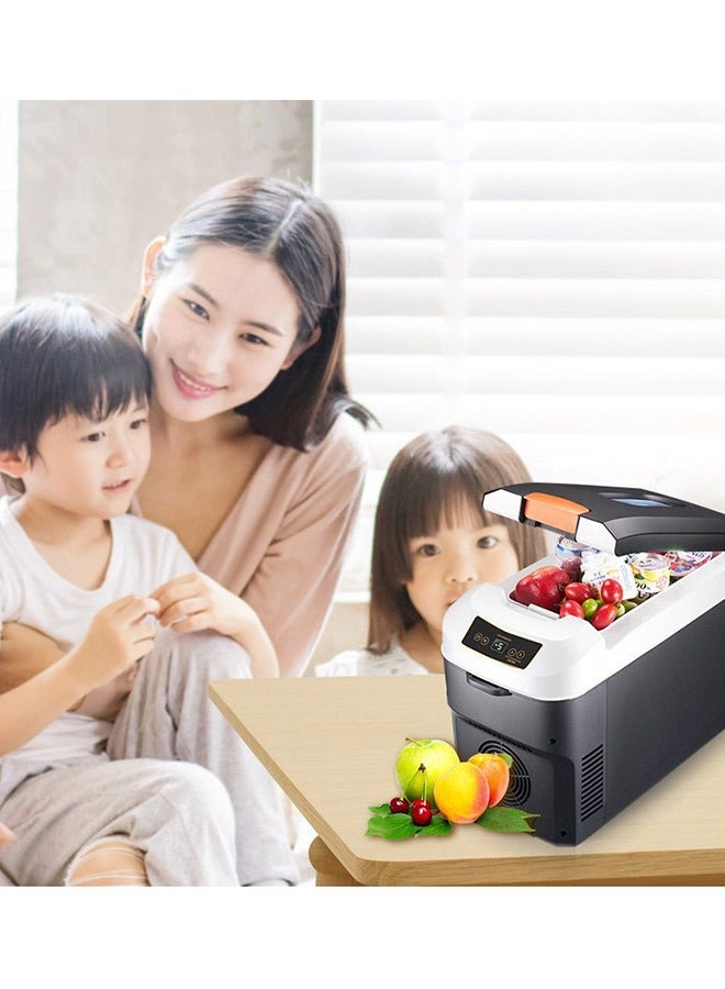 12L Portable Mini Car Refrigerator,Used for Trucks Catering Car and Ship Compact Freezing Small Electric Cooler for Camping/Traveling  - Image 4