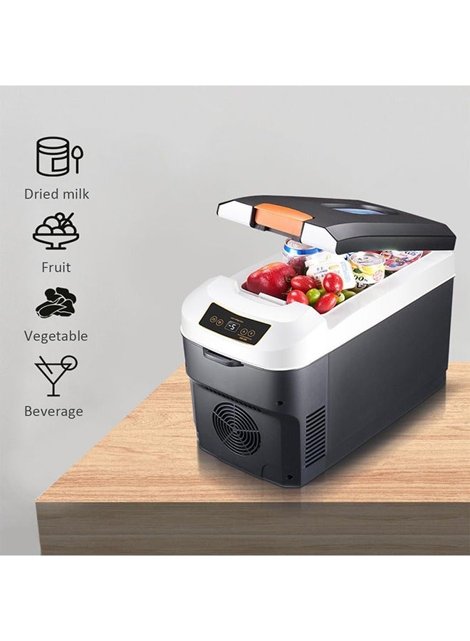 12L Portable Mini Car Refrigerator,Used for Trucks Catering Car and Ship Compact Freezing Small Electric Cooler for Camping/Traveling  - Image 2