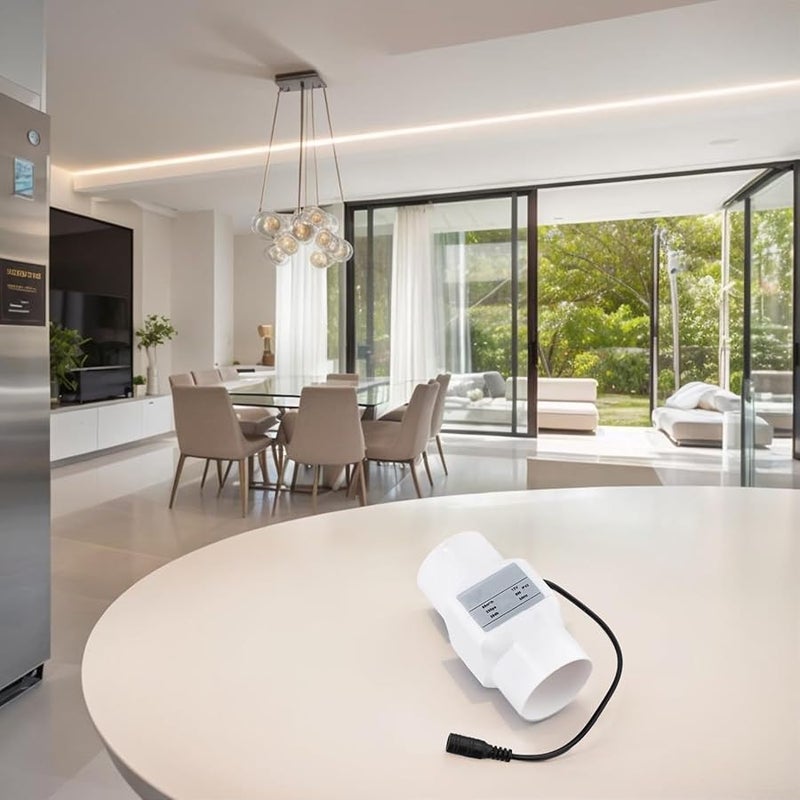 White 12V 6W 2 Inch Inline Duct Fan Quiet 38dB Exhaust Blower For Kitchen Bathroom Ventilation - Image 3